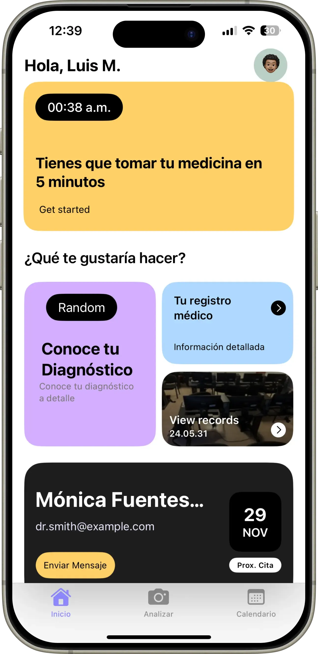 Genesis skin-health dashboard